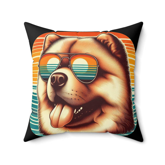 Chow Chow Pet Square Throw Pillow
