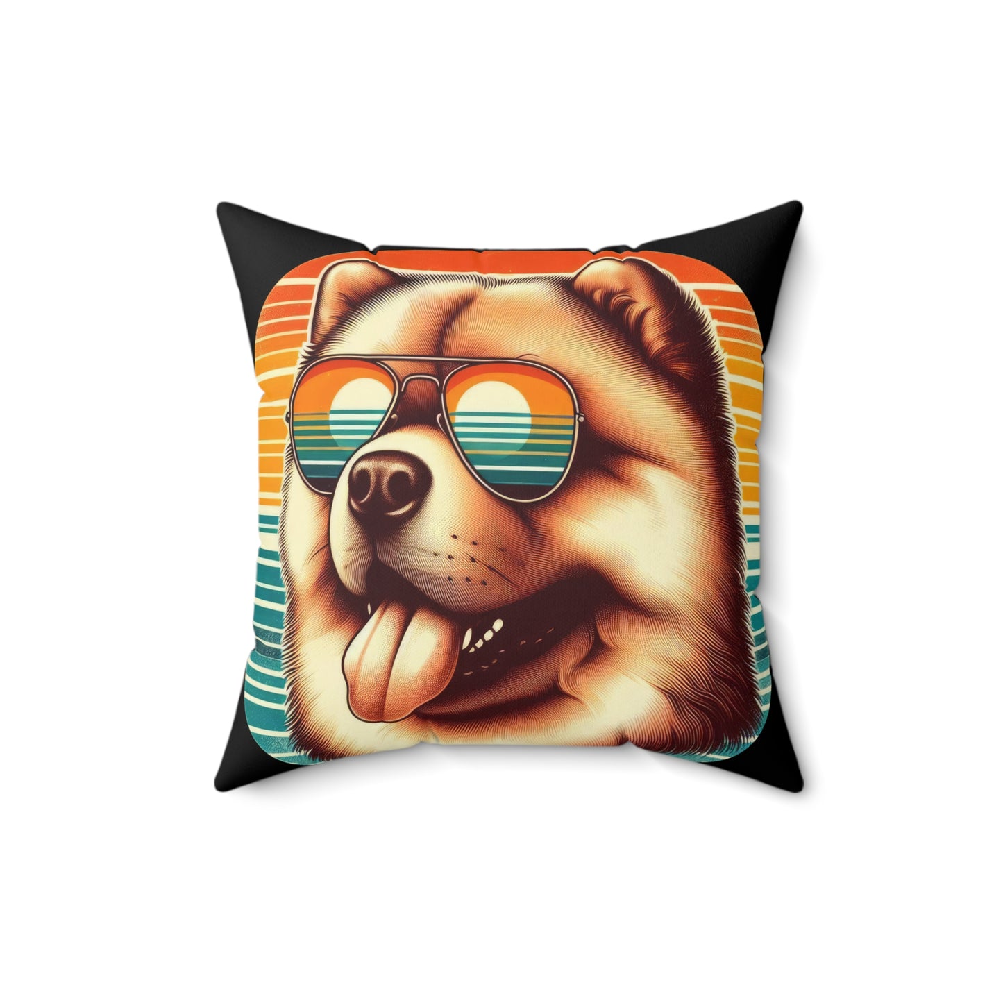 Chow Chow Pet Square Throw Pillow