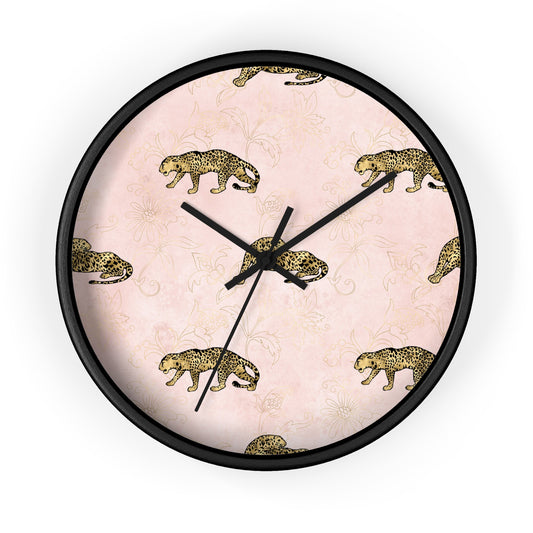 Leopard Design Wall Clock