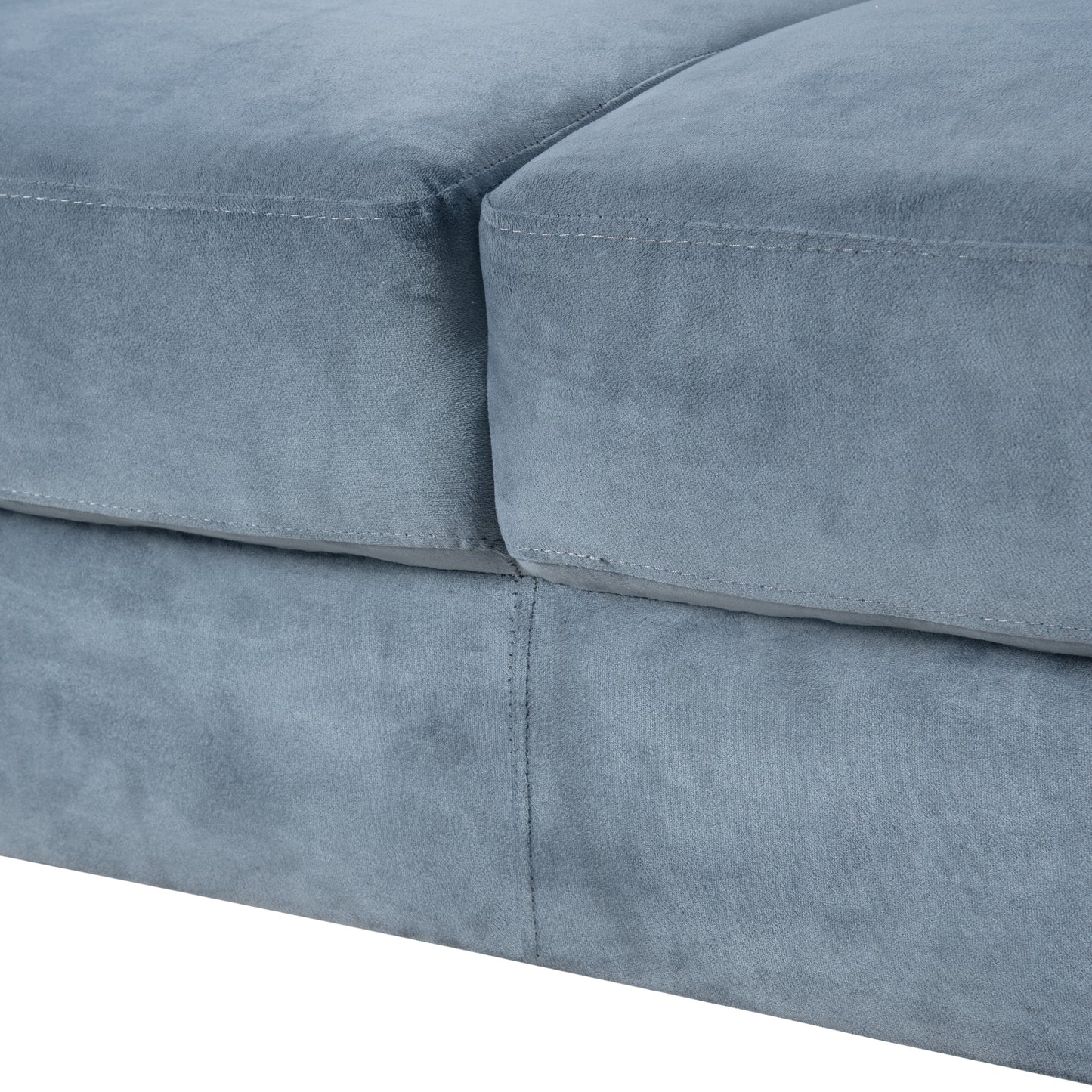 Couch Comfortable Velvet Upholstered Armchair Sofa