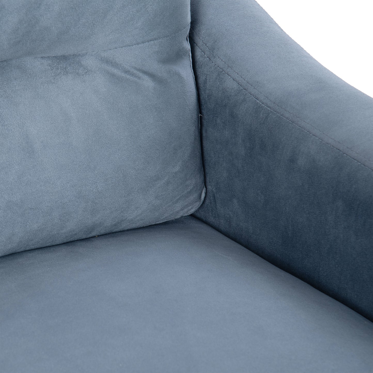 Couch Comfortable Velvet Upholstered Armchair Sofa